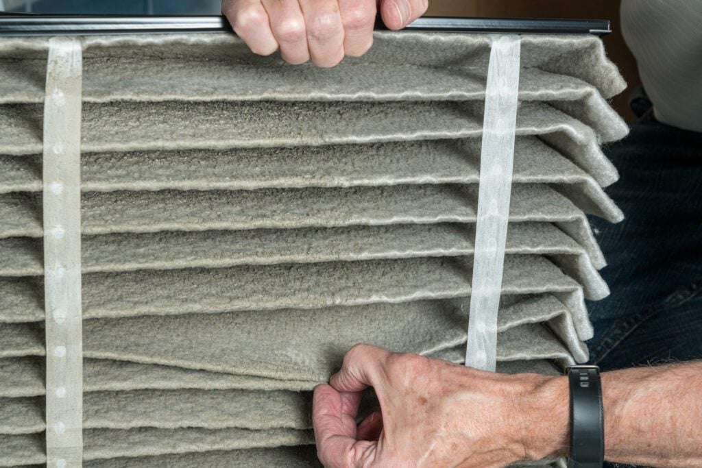 checking filters in home currently under estate probate